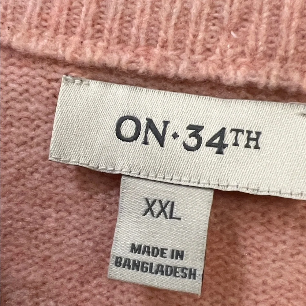 Women’s Pink 'Sip, Sparkle, Repeat' Crewneck Sweater